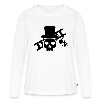Schornsteinfeger - Frauen Premium Bio Langarmshirt - Weiß - Vorne - Julia (174cm)