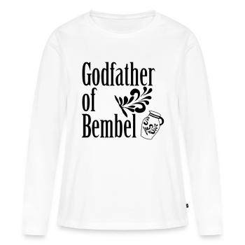Godfather of Bembel #FrankfurtShirts - Women's Premium Organic Long Sleeve Shirt - white - Front - Julia (174cm)