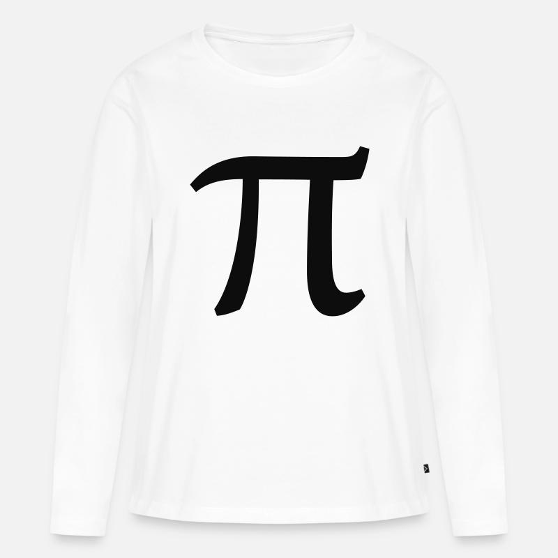 Pi 3 - Frauen Premium Bio Langarmshirt - Weiß