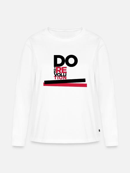 revolution - T-shirt manches longues Premium bio Femme - blanc