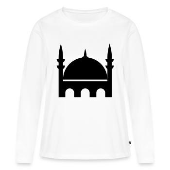 Moschee - Frauen Premium Bio Langarmshirt - Weiß - Vorne - Julia (174cm)
