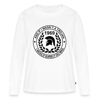 ska reggae rocksteady trojan 1969 - Frauen Premium Bio Langarmshirt - Weiß - Vorne - Julia (174cm)