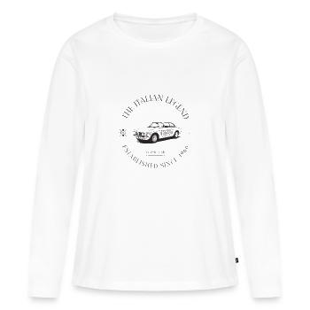  GIULIA GT JUNIOR ITALIAN CAR - T-shirt manches longues Premium bio Femme - blanc - Devant - Julia (174cm)