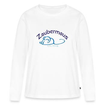 Zaubermaus - Frauen Premium Bio Langarmshirt - Weiß - Vorne - Julia (174cm)