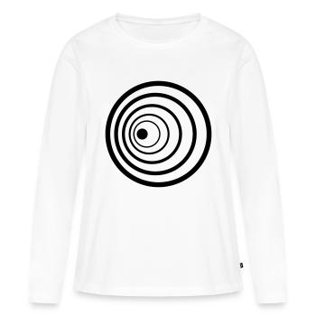 Doppler effet physicien Sitcom Big Bang Big Bang Université - T-shirt manches longues Premium bio Femme - blanc - Devant - Julia (174cm)