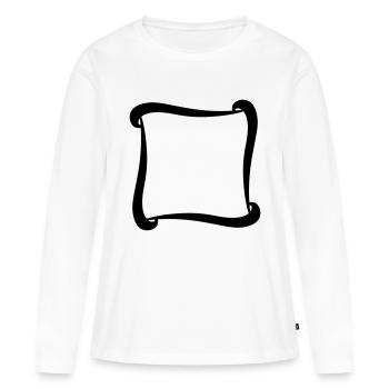 Frame - Women's Premium Organic Long Sleeve Shirt - white - Front - Julia (174cm)