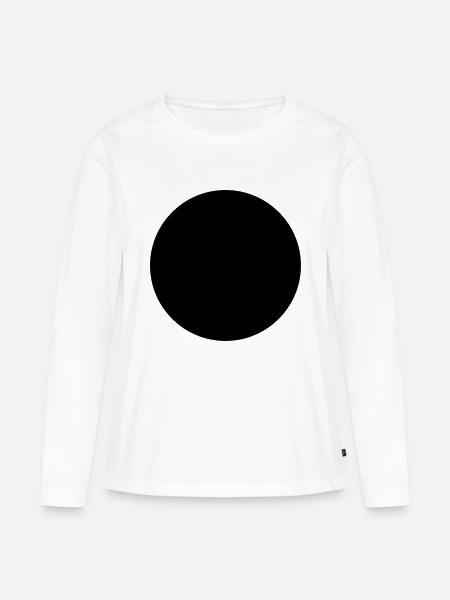 Punkt. - Frauen Premium Bio Langarmshirt - Weiß