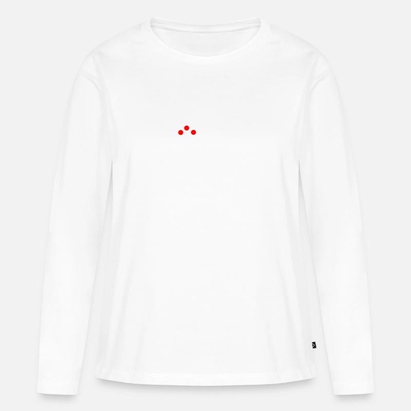 Schwarzwald - Frauen Premium Bio Langarmshirt - Weiß