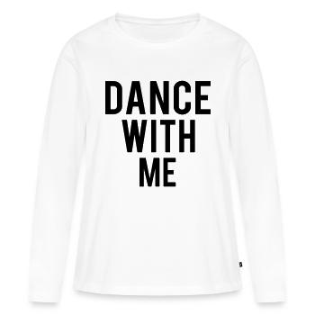 Dance - T-shirt manches longues Premium bio Femme - blanc - Devant - Julia (174cm)