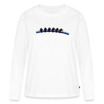 Fenix to the Max! - Frauen Premium Bio Langarmshirt - Weiß - Vorne - Julia (174cm)