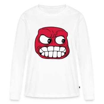 le mal le mal maîtrise perdus ensemble - T-shirt manches longues Premium bio Femme - blanc - Devant - Julia (174cm)