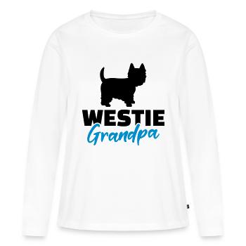 Westie - Women's Premium Organic Long Sleeve Shirt - white - Front - Julia (174cm)