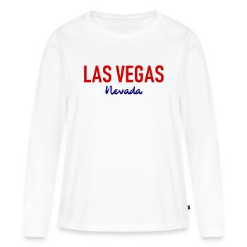 Las Vegas - Nevada - USA - United States - Strip - Women's Premium Organic Long Sleeve Shirt - white - Front - Julia (174cm)