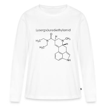 LSD - Frauen Premium Bio Langarmshirt - Weiß - Vorne - Julia (174cm)