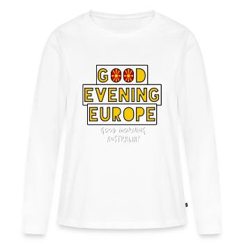 North Macedonia Eurovision Song Contest - Women's Premium Organic Long Sleeve Shirt - white - Front - Julia (174cm)