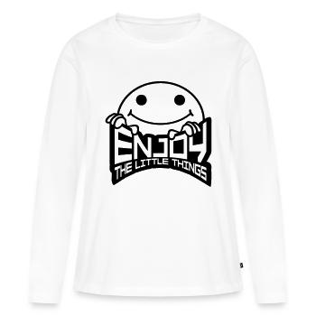 The little things - Women's Premium Organic Long Sleeve Shirt - white - Front - Julia (174cm)