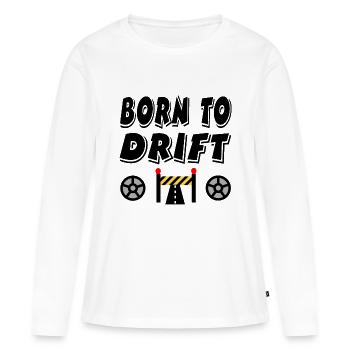 Auto - Frauen Premium Bio Langarmshirt - Weiß - Vorne - Julia (174cm)