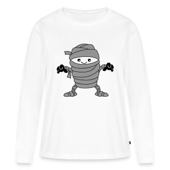 mummy - Women's Premium Organic Long Sleeve Shirt - white - Front - Julia (174cm)