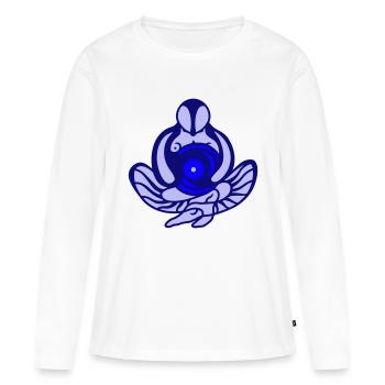 But. Succès, motivation et concentration - T-shirt manches longues Premium bio Femme - blanc - Devant - Julia (174cm)
