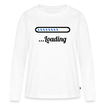 Chargement - T-shirt manches longues Premium bio Femme - blanc - Devant - Julia (174cm)