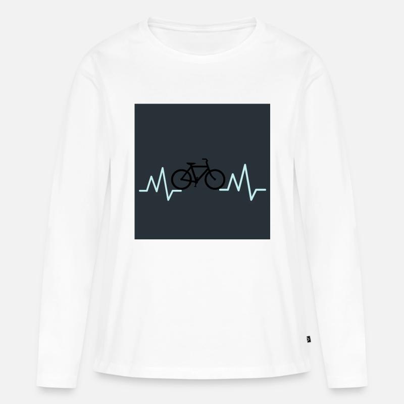 fahrad - Frauen Premium Bio Langarmshirt - Weiß