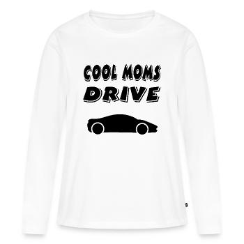 Auto - Frauen Premium Bio Langarmshirt - Weiß - Vorne - Julia (174cm)