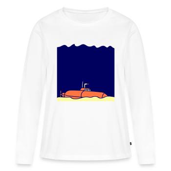 Submarine sunk ground grounded - Women's Premium Organic Long Sleeve Shirt - white - Front - Julia (174cm)