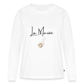 The Bride - Women's Premium Organic Long Sleeve Shirt - white - Front - Julia (174cm)