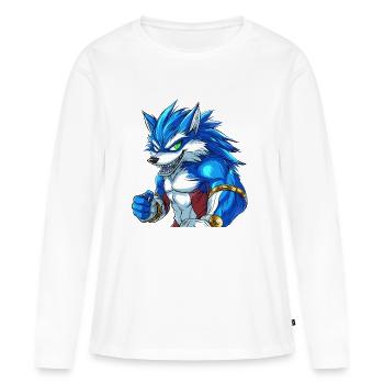 PRIMAL SURGE — Howlers Edition - Women's Premium Organic Long Sleeve Shirt - white - Front - Julia (174cm)