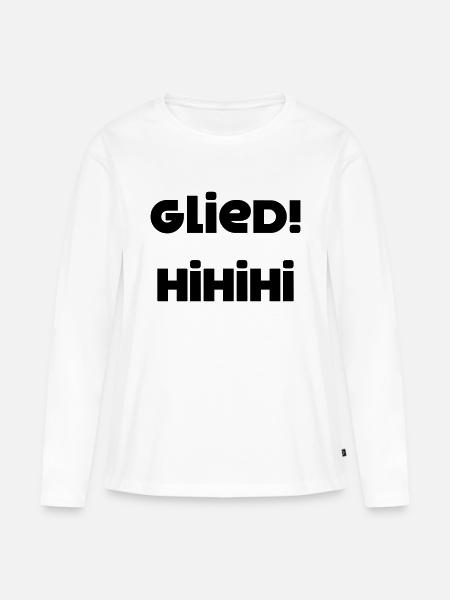Glied HIHIHI - Frauen Premium Bio Langarmshirt - Weiß