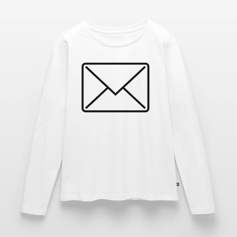 briefumschlag_icon1 Frauen Premium Bio Langarmshirt