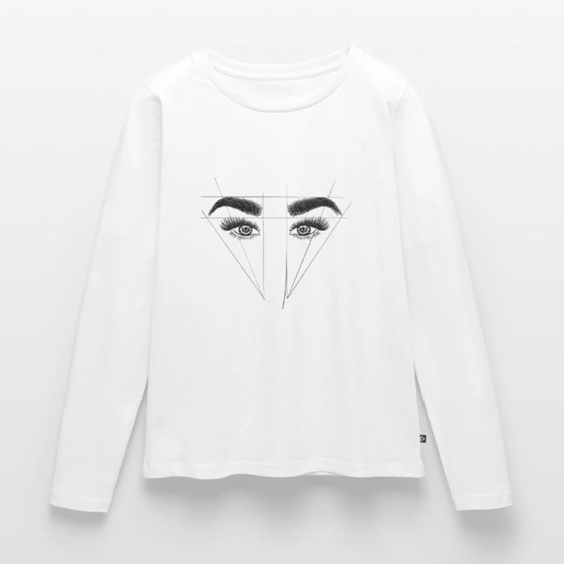 Brows eyebrows eyebrows browlifting microbladin Women's Premium Organic Long Sleeve Shirt