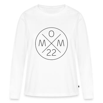 Mom Mutter Mama Geschenkidee 2022 22 - Frauen Premium Bio Langarmshirt - Weiß - Vorne - Julia (174cm)