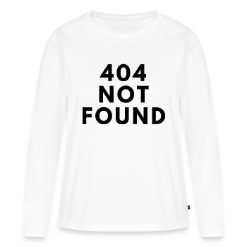 404 Not Found - Women's Premium Organic Long Sleeve Shirt - white - Front - Julia (174cm)