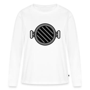 Barbecue Coal Grill Grill Master Grill Grill - T-shirt manches longues Premium bio Femme - blanc - Devant - Julia (174cm)
