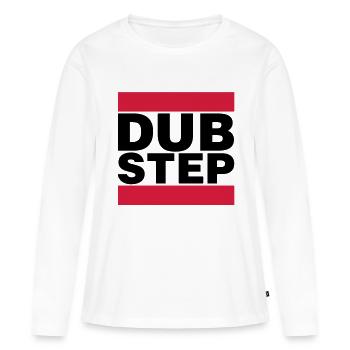 Dubstep - Frauen Premium Bio Langarmshirt - Weiß - Vorne - Julia (174cm)