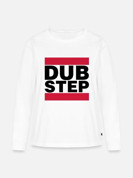 Dubstep - Frauen Premium Bio Langarmshirt - Weiß