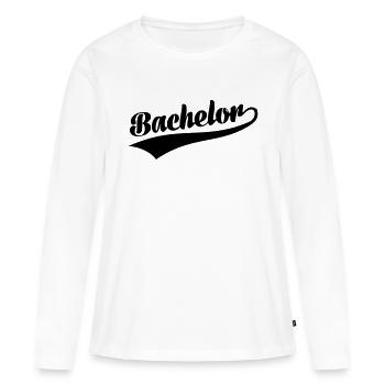 Bachelor - Frauen Premium Bio Langarmshirt - Weiß - Vorne - Julia (174cm)