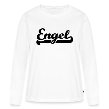 Engel - Frauen Premium Bio Langarmshirt - Weiß - Vorne - Julia (174cm)