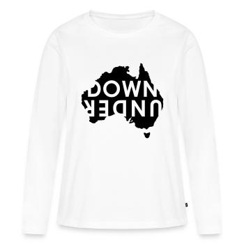 australia Down Under Landmark Australien - Frauen Premium Bio Langarmshirt - Weiß - Vorne - Julia (174cm)