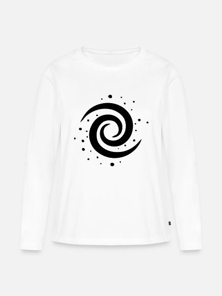 espace - T-shirt manches longues Premium bio Femme - blanc