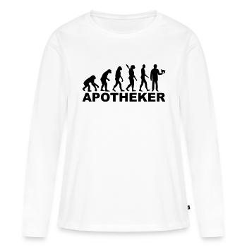 Apotheker - Frauen Premium Bio Langarmshirt - Weiß - Vorne - Julia (174cm)