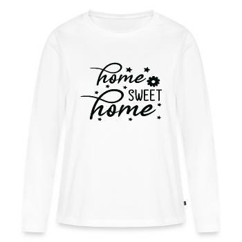 Home sweet Home - Women's Premium Organic Long Sleeve Shirt - white - Front - Julia (174cm)