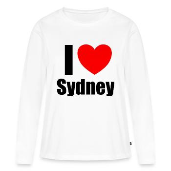 I love Sydney - Women's Premium Organic Long Sleeve Shirt - white - Front - Julia (174cm)