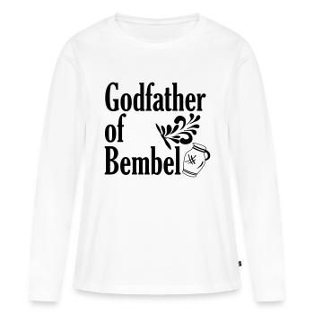 Godfather of Bembel - The Frankfurt Shirt Shop - Women's Premium Organic Long Sleeve Shirt - white - Front - Julia (174cm)