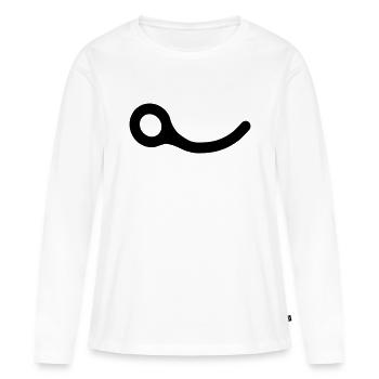 Closing Pin - Women's Premium Organic Long Sleeve Shirt - white - Front - Julia (174cm)