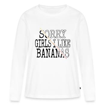 social justice activist tshirts sayings bday - Frauen Premium Bio Langarmshirt - Weiß - Vorne - Julia (174cm)