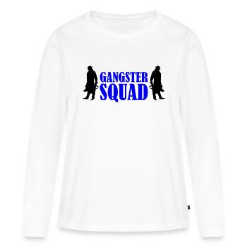 gangster squad - Frauen Premium Bio Langarmshirt - Weiß - Vorne - Julia (174cm)