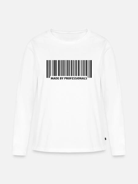 Made by Professionals - Frauen Premium Bio Langarmshirt - Weiß