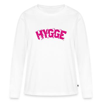 Hygge Scandinavian Lifestyle - Women's Premium Organic Long Sleeve Shirt - white - Front - Julia (174cm)